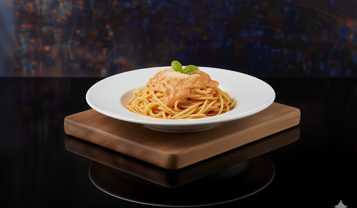 Pâtes Crème Tomatée