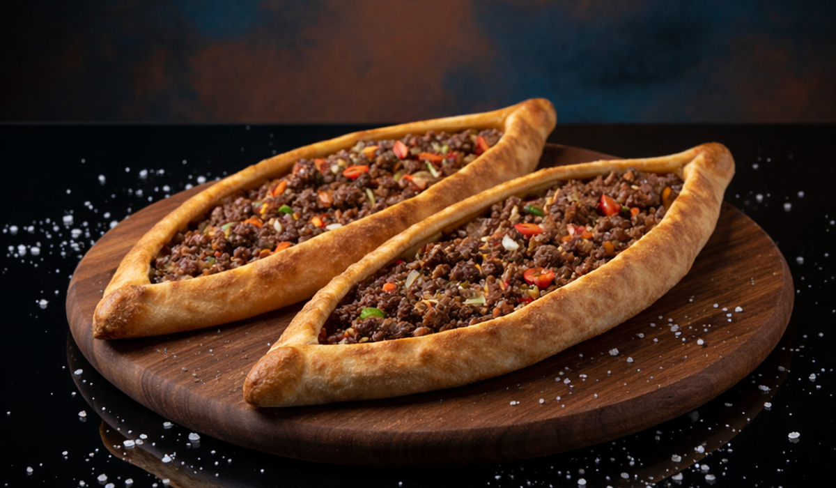Pides Viande hachée marinée