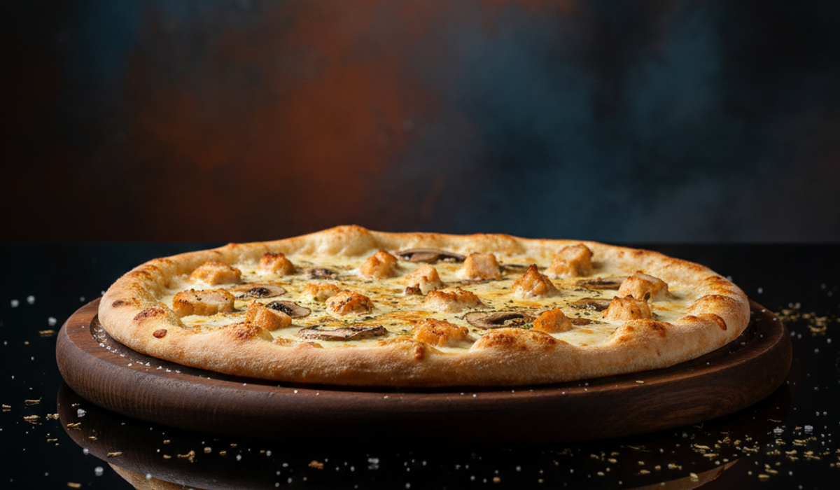 Pizza Poulet Champignons